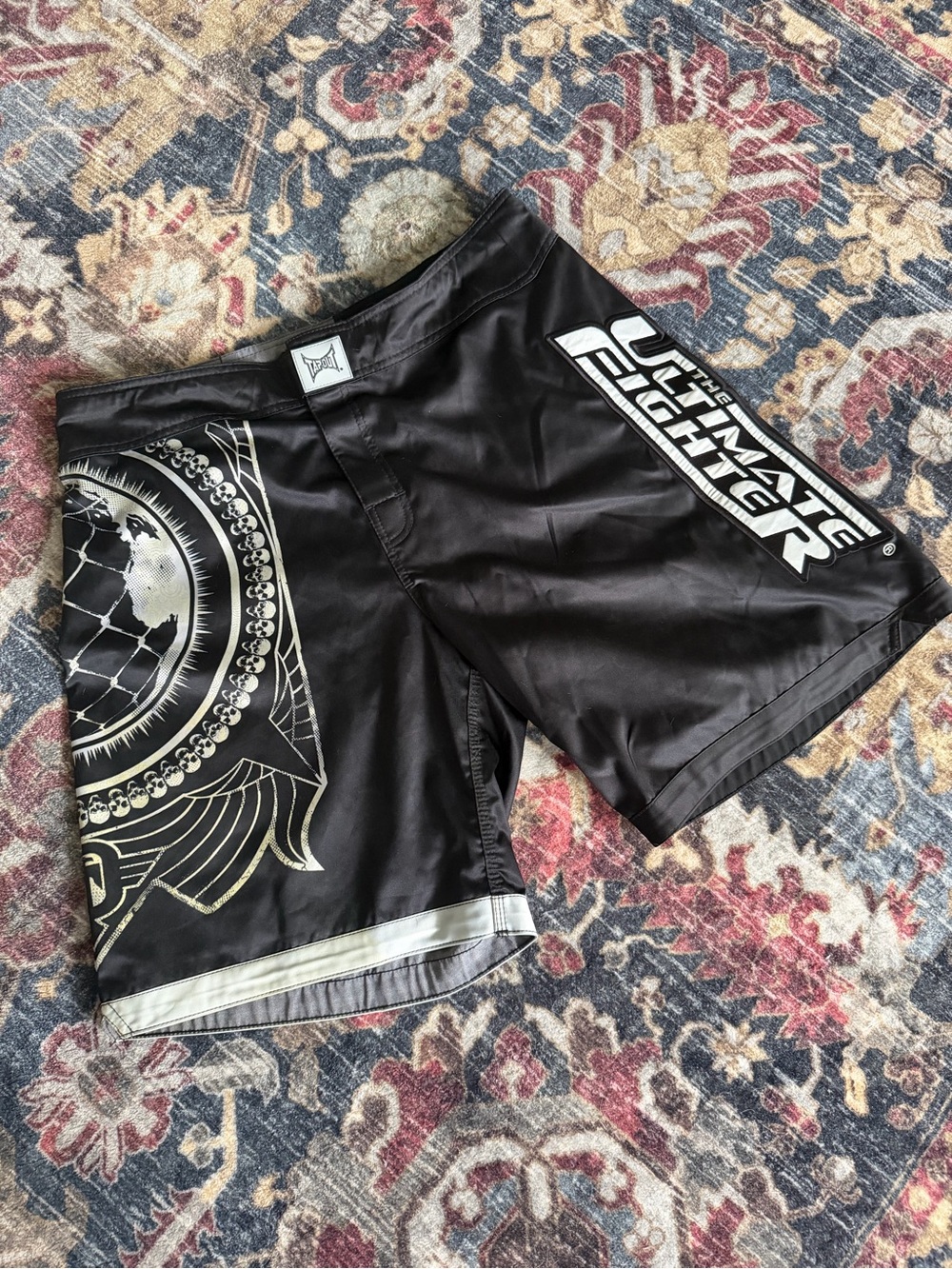 Tapout Black Shorts with White Graphic Panel collectors edition